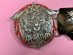 Lamb of God Symbol Logo Job for Cowboy American Heavy Metal Band Belt Buckle