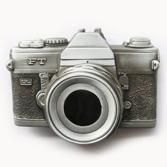 3D Sculpting Camera Belt Buckle Gurtelschnalle Boucle de ceinture