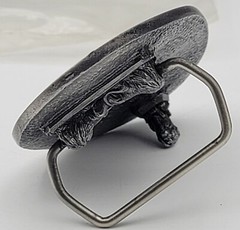 Vtg Belt Buckle Gun NRA ILA 20th Anniversary 3d Lion Shape Chape & Prong NEW