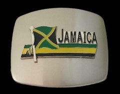 Jamaica Jamaican Flags Rasta Rastafarian Reggae Buckles