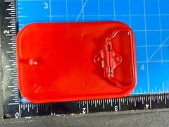 Iconic Pixelated Alien Space Invaders Arcade Game Red Black Enamel Belt Buckle