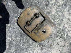 Handyman Club of America Life Member Vintage 1996 Brass Tone Belt Buckle