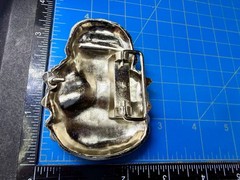Creepy Skull Open Mouth Halloween 3D Gothic Punk Dimensional Belt Buckle