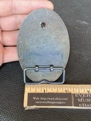 VTG BELT BUCKLE HW Moore Equipment Co Denver Colorado Construction Since 1913