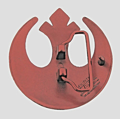Star Wars Belt Buckle Men Vintage Red Metal Rock Rebel Halloween Costume Cosplay