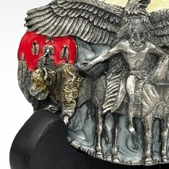 Siskiyou Buckle Co Native American Warrior Eagle Buffalo Belt Buckle USA Made