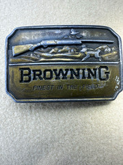 Browning Finest in the Field Hunting Belt Buckle XP 83