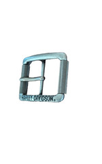 Harley Davidson Belt Buckle Nickel Silver Tone Motorcycles Bike Square