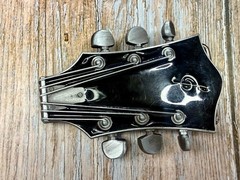 Guitar Head Stack Tuning Keys Black Enamel Cutout Belt Buckle by Jean&rsquo;s Friend
