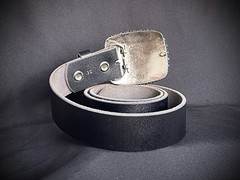“This Mortal Coil” Skull Belt Buckle OOAK Gothic Artifact Darren McNeese