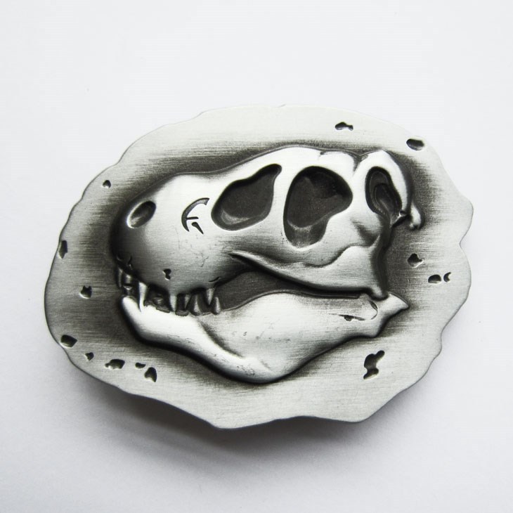 BRAND NEW DINOSAUR FOSSIL HEAD SKULL BELT BUCKLE