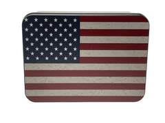 Western Belt Buckle Christmas Gift Set – Small American Flags – Patriotic Gifts