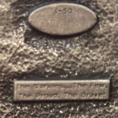 Vintage 1987 USMC Marine Corps Belt Buckle by Siskiyou made in USA