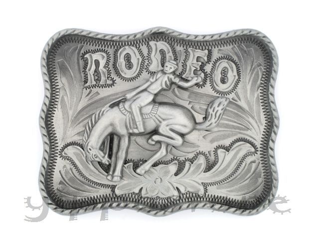 Square Rodeo Cowboy Western Metal Fashion Belt Buckle