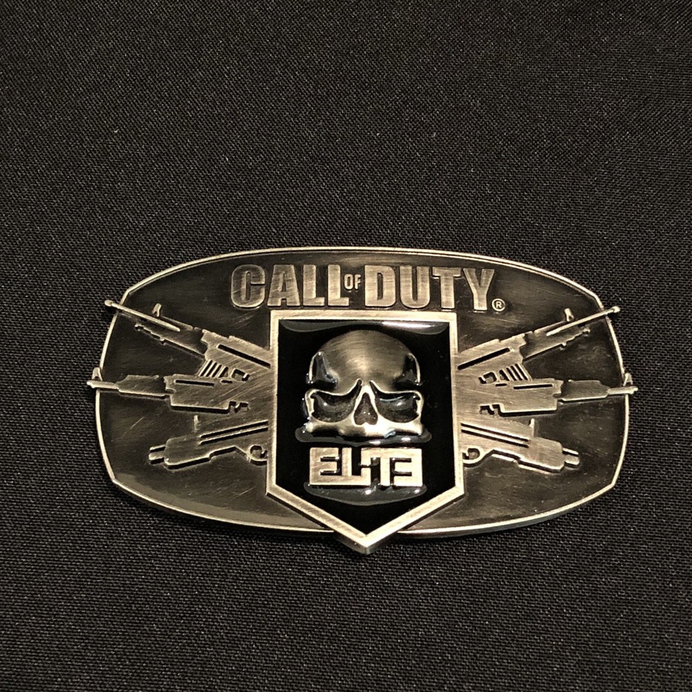CALL OF DUTY MW3 Modern Warfare Elite Black Ops II Skull CoD Game Belt Buckle