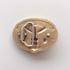 Vintage Bronze Plated Mechanic Trades Tradesman Belt Buckle also Stock in the US