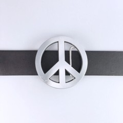 Vintage Style Peace Symbol Love Sign Belt Buckle also Stock in the US