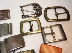 Group of belt buckles