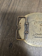 NRA Life Member Right To Bear Arms Belt Buckle Solid Brass Jadco Hunting Guns
