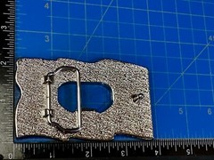 British UK Flag Union Jack Enameled Silver Tone Belt Buckle with Bottle Opener
