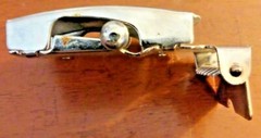 Belt Buckle w/ Slide Fastener – 2.25&Prime; Long – Replacement – Metal Sliding Secured