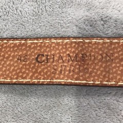 BRAZOS JOE Vintage Hand Crafted Western Leather Champion Series 46161 Size 42