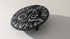Vintage 90s Only The Brave Industry Diesel Belt Buckle Y2K Diameter 9cm