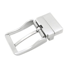 Alloy Belt Buckle Reversible for 33mm-34mm Belt for Leather Strap Classic Single