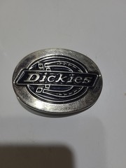 Dickies Horseshoe Silver Metal 3&Prime; X 2.25&Prime; Belt Buckle