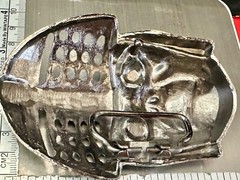 Knights Helmet & Skull Belt Buckle Medieval Armor Design Belt Buckle