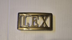 LEX Custom Personalized Name Belt Buckle -Put your name or word on Buckle
