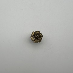 Denim Decorative Button Brass Jeans Flower Button Leather Jacket Decoration lot