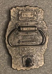 Vintage 1997 Great American Buckle Co. Pure Pewter Bald Eagle Belt Buckle