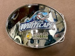 West Michigan Whitecaps Baseball Team Soybean Committee Belt Buckle
