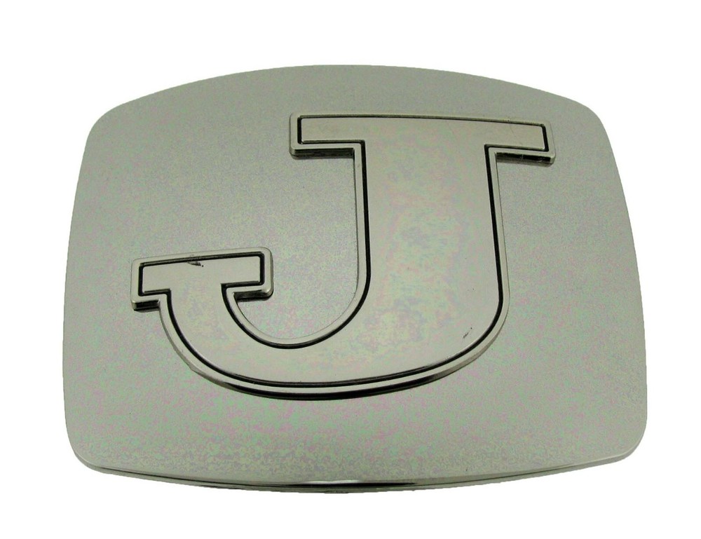Initial J Letter j Belt Buckle New Men Women Western Really Cowboy Silver Metal