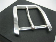 STERLING SILVER 925 BUCKLE AVAILABLE FOR 1&Prime; 1-1/8&Prime; 1-1/4&Prime; 1-3/8&Prime; 1-1/2&Prime; BELTS