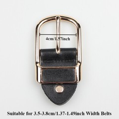 1pc Men&rsquo;s Faux Leather Belt Buckle Alloy Pin Buckle Replacement Belt Head