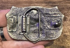 Vintage 1984 Great American Products Metal Belt Buckle “I’m Proud To Be American