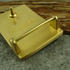 Solid Brass Heavy Duty Belt Pin Buckle Men&rsquo;s Belt Buckles For 1.5&Prime; / 38mm Belt