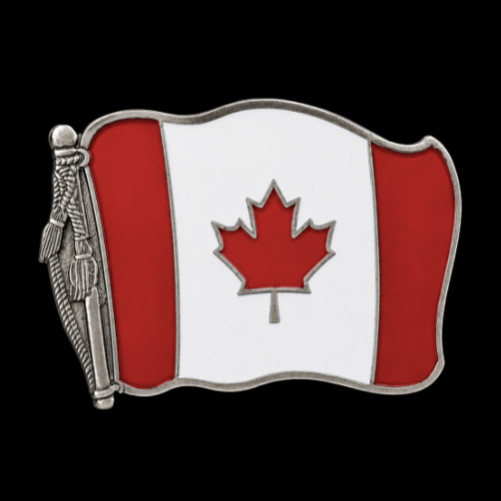 Canada Flag Belt Buckle Canadian Maple Leaf Belts Buckles Boucle de Ceintures