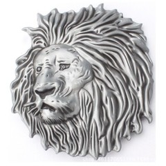 Lion Belt Buckle Western Cowboy Native American Motorcyclist (HLN-04-S)