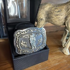 Western Style Saint Jude Buckle Hebilla Vaquero San Judas