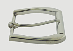 Stainless Steel Belt Buckle Men Pin Belt Buckles Fits For 1.5 inches Belt Silver