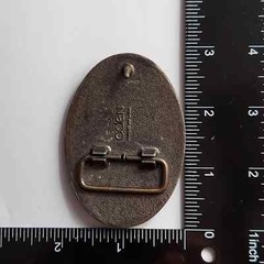 Vintage Oden Name Kenny Belt Buckle fits 1&Prime; Wide Belt Metal Textured Brass Tone