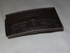 VINTAGE GENUINE BUDWEISER BEER BELT BUCKLE