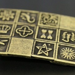 Dragonfly Belt Buckle, Crown, Pentagram, Bone, Gecko, Antique Silver