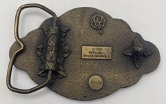 Bergamot Brass Works Vintage 1977 D-48 Scenic Sunset Buckle 1.5in Belt