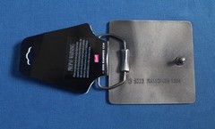 Ramones Belt Buckle Rock Band Square Photo Black Enamel Silver Metal 2006 New