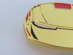 Iron Man Helmet Gold Tone Belt Buckle 2010 Marvel Comics