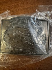 Southern Comfort Vintage Belt Buckle Brass Metal NIP – Genuine 1980&rsquo;s